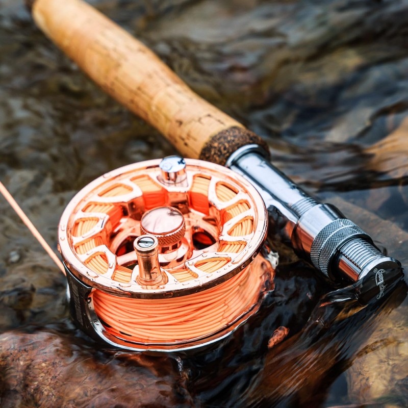 Sougayilang Fly Fishing Reel, CNC-Machined Aluminum Alloy, 5/6 Weight, Lightweight