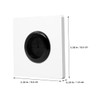 KONTONTY 5pcs Wall Plate Cable Pass Through Cover Rubber Pad