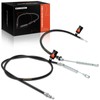 A-Premium Rear Driver and Passenger Side Parking Brake Cable Assembly