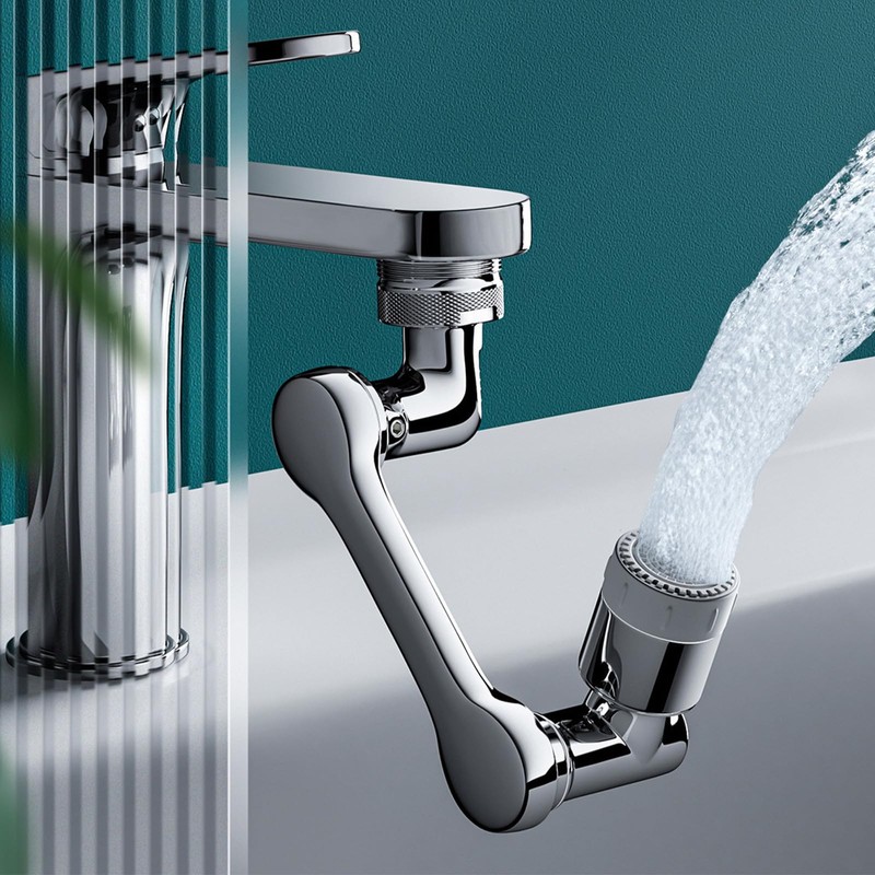 1080° Rotating Faucet Aerator with Splash-Proof Design - Dual-Mode Water-Saving