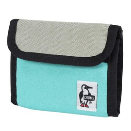Chums Men's Trifold Wallet Sweat Nylon Mint/Lt. Gray