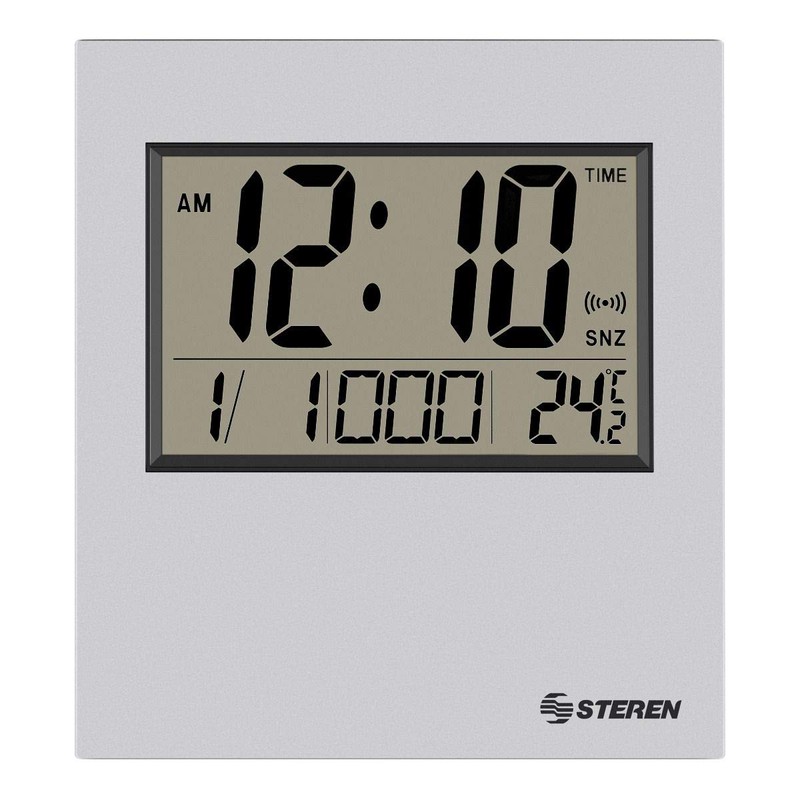 Steren CLK-305 Reloj Digital de Escritorio C/Termometro