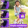 LUKIUP Mermaid Children's Handlebar Bag, Bicycle Bag with Inner Pocket,