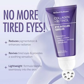 Eye Roller – Dermatológicamente Probado, Antiedad, Cuidado De La Piel Coreano – Reduce Líneas De Expresión, Reafirma El Contorno De Ojos, Mejora El To