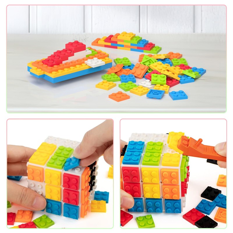 Vdealen Rubik's Cube Bricks 3D Puzzle Cube of 3 x