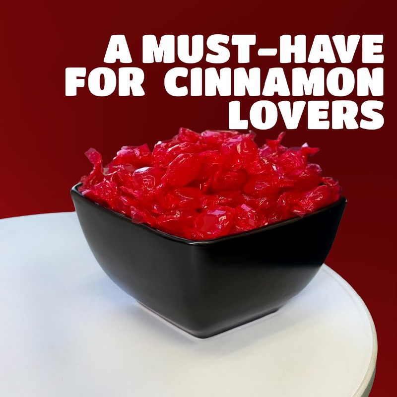Cinnamon Discs Hard Candy - 2 Pound Bulk Pack (About