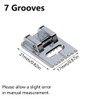 1 Pcs Universal 7 Flute Snap Sewing Machine Presser Foot