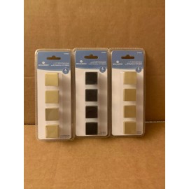 Brainerd 4-Pack Square 1.1-in Square Cabinet Knob  - Matte Black