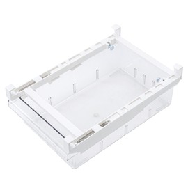 Refrigerator Drawer Large Capacity Transparent Rectangular Fridge Under Shelf Drawer Fridge Organizer Bin for Kitchens
