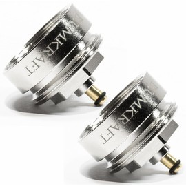 BLUMKRAFT Pack of 2 Radiator Adaptors Compatible with COMAP/SAR / M28 x1.5 Female to Thermostat/Thermostatic Head M30 x 1.5 Male M28-M30 M28F-M30M