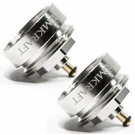 BLUMKRAFT Pack of 2 Radiator Adaptors Compatible with COMAP/SAR / M28 x1.5 Female to Thermostat/Thermostatic Head M30 x 1.5 Male M28-M30 M28F-M30M