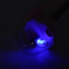 ABS LED Lighting Swing Spring Feather Leak Food Pet Toy