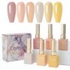 CAMILA ¿ Neon Gel Nail Polish Set - 6pcs Fluorescent