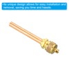 PATIKIL 1/4" SAE x 6mm OD x 50mm Stem x