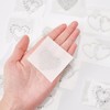 FINGERINSPIRE Pack of 12 Bling Heart Hotfix Rhinestones Glitter Heart