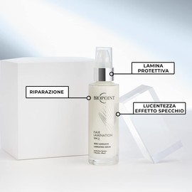 Biopoint Hair Lamination Serum for Damaged and Damaged Hair, Repairs Hair and Moisturises, Softness and Shine, 50 ml