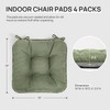 Love's cabin Memory Foam Chair Cushions Set of 4, 19