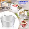 Generic Molde Pastelero Redondo Para Repostería De Aluminio 10piezas