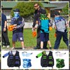 Sosation 8 Sets Tactical Vest Kit Compatible with Nerf Party
