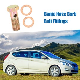 A ABSOPRO Banjo Bolt Brake Fitting Adapter M14 x 1.5 mm with M14 Washers