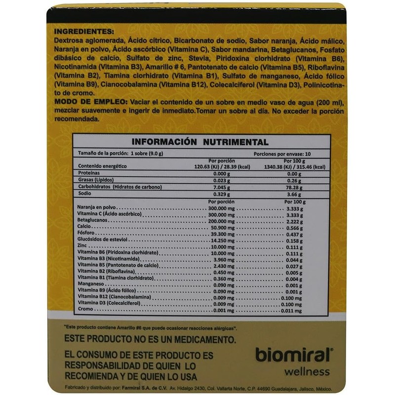 C-VYM POLVO Efervescente c/10 SOBS. 9 G.