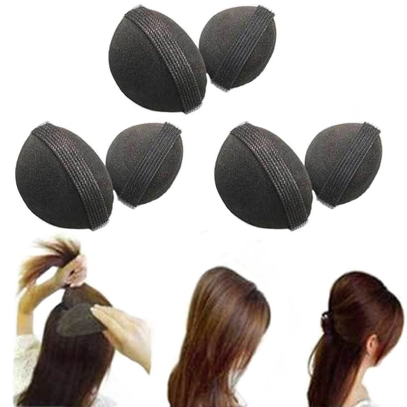 4Pcs/2Pair Sponge Bump It Up Volume Hair Base Styling Insert
