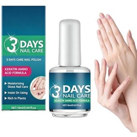 Aceite para Cuidado de Uñas en 3 Días, Nueva Versión 2026 con Queratina, Hidrata y Fortalece Uñas, Aceite Reparador Ideal para Uñas Secas y Quebradizas (1 Pcs)