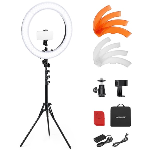 NEEWER NEEWER 55W 18"/45cm Ring Light Kit [New Version], 5600K