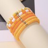 SCRDPRAD Macaron Multi-layer 6Pcs Bohemia Bracelet for Women Heishi Clay
