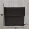 flevado Slim Lightweight Handy Black Men's Genuine Leather Wallet with
