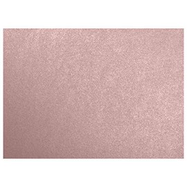 LUXPaper #17 Mini Flat Cards | 2 9/16" x 3 9/16" | Misty Rose Metallic - Sirio Pearl | 111lb. Cover | 250 Qty