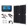 18V 25W Monocrystalline Solar Panel Kit Dual USB Cellphone Recharger