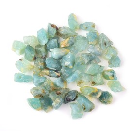 Gemslogy 50 Carat Natural Green Aventurine Stone Rough, Wholesale Raw Gemstone, Uncut Shape for Jewelry Making, Gemstone Supply Tool, Jewelry Making Stone, Rough, Raw Sapphire, (aventurine)