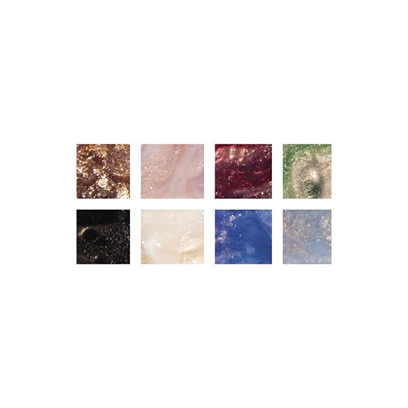 Rayher Acrylic Mosaic Mixed, Marbles, 1x1cm, Box 300g, Coloured, Multi,