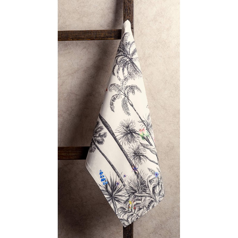 Maison d' Hermine Amarante 100% Cotton Set of 3 Multi-Purpose