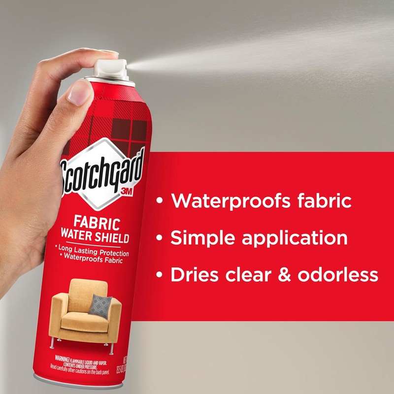 Scotchgard Fabric & Upholstery Protector, Repels Liquids, Blocks Stains,1 Can,