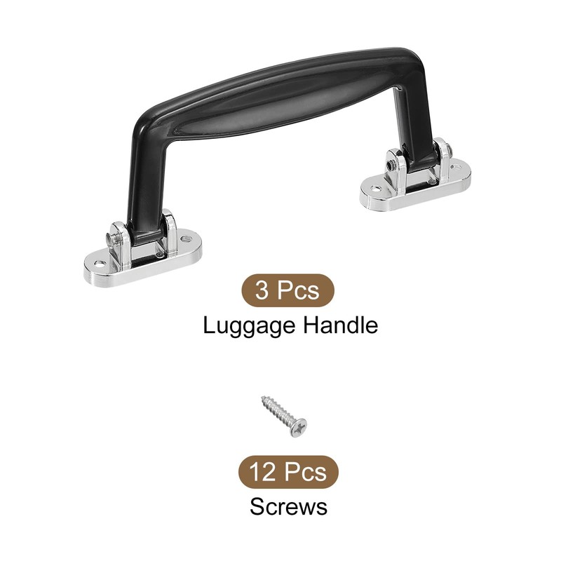 QUARKZMAN Pack of 3 Luggage Handles 130 mm / 5.12
