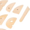 11pcs Pottery Trimming Tool Professional Wood Pottery Foot Shaper Tool