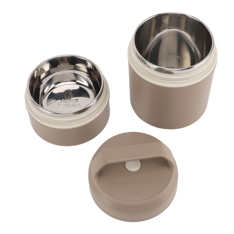 Stainless Steel Insulated Food Jar Double Layer 620ml Capacity Leak