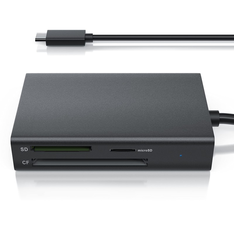 CSL - 3 in 1 USB USB-C Memory Card Reader,