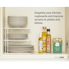 simplywire – 3 Tier Plate Rack - Kitchen Cupboard Organiser
