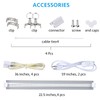 Grow Light, 2ft T8,100W(4 x 25W, 600W Equivalent), Super Bright,