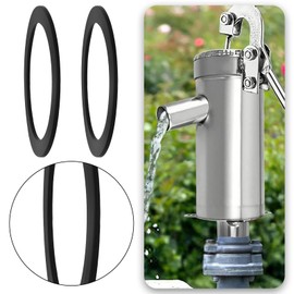 Be In Your Mind 2pcs Nitrile Rubber Flat Washer Replacement Part Flange Sealing Washer OD 90mm ID 70 mm Thickness 2.5mm Flat Washers for Hand Pump Type 75