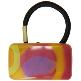 Caravan Bright Colors And Pucci Design Painted On An Elastic Pony Tail