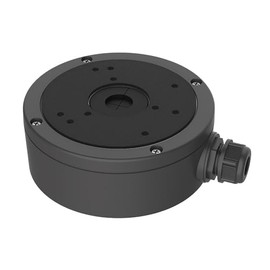 DS1280ZJ-S Aluminum Alloy Junction Box for Hik Dome Cameras - Waterproof and Durable (Dark)