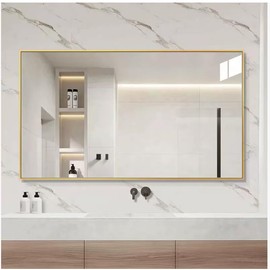 SICCOMA Metallic Gold Mirror Border Trim Peel and Stick PVC Wall Molding Trim Tape Self Adhesive Shiny Gold Decorative Trim for TV, Wall, Mirror, Door, Wardrobe (1/2 in X 16.4 FT, Gold)