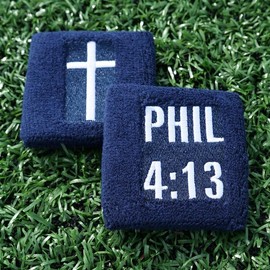 Christian Sweatband 2 Pack:_Navy