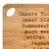 Mr. & Mrs. Panda Bamboo Chopping Board Saying Daughter Sunshine