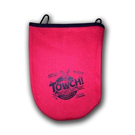 Towch® Disc Golf Towel Pouch - 3 to 5 Disc Bag - Choice of 11 Colors - (Rowdy Red)