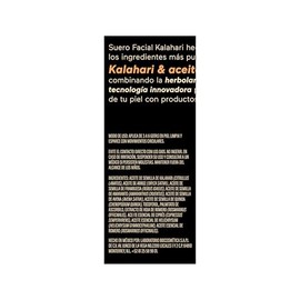 AHAL - Serum Facial con Aceite de Kalahari con Vitamina E, Hidratación Ligera y Antiedad, Regula Grasa y Minimiza Arrugas, Ideal para Piel Grasa y con
